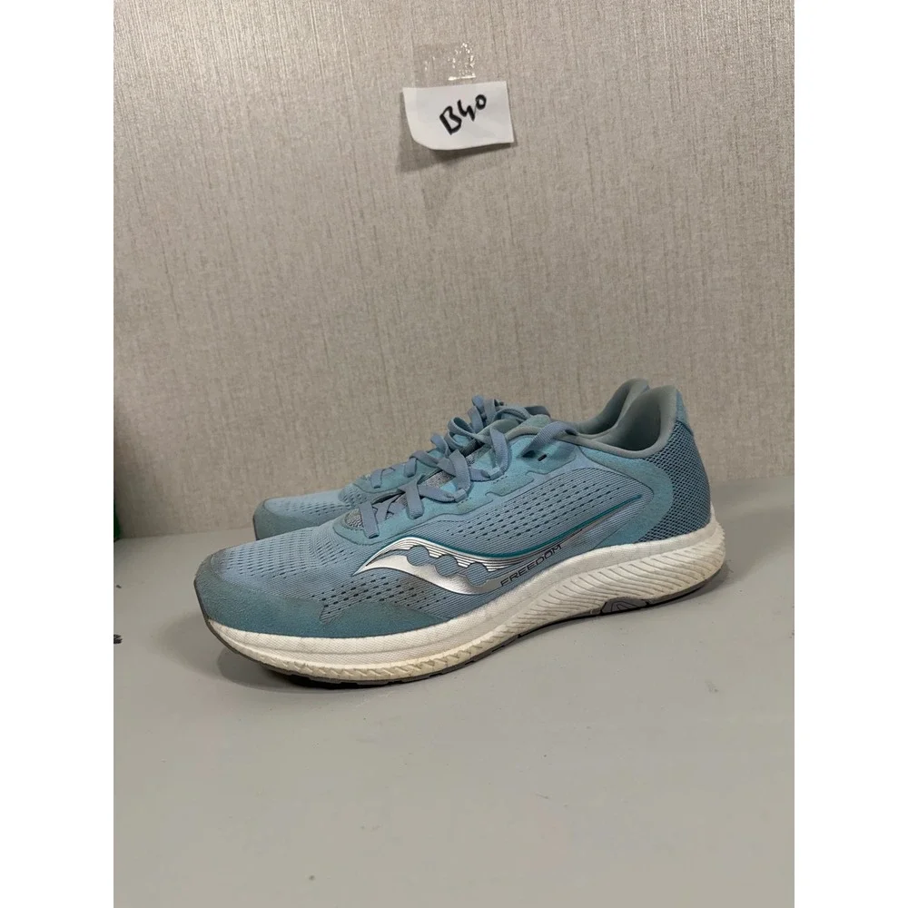 Saucony Freedom 4 Shoes Womens 10‎ Blue White Road Track Race Running Trainer